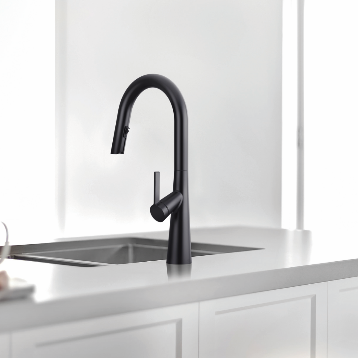 Riobel Ludik Pull-Down Kitchen Faucet Dual Spray 1.6 GPM