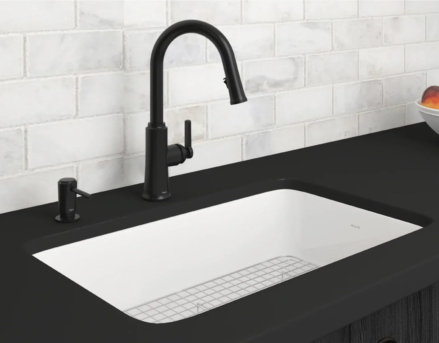 Riobel Trattoria Pull-Down Touchless Kitchen Faucet With C-Spout Dual Spray 1.5 GPM