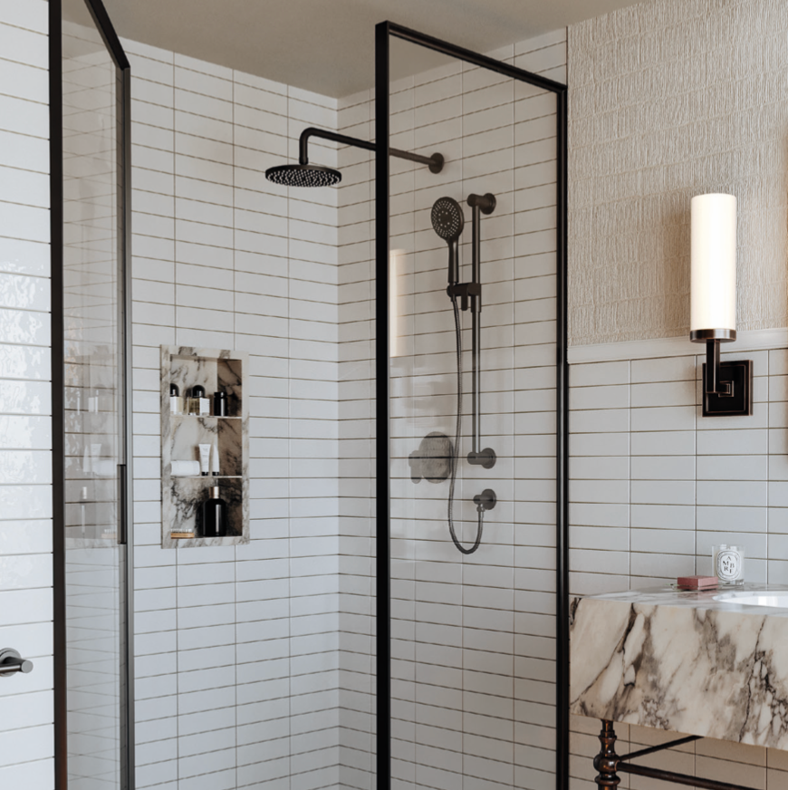 Riobel Arca 3-Way Shower Trim Kit 323 Trim Only