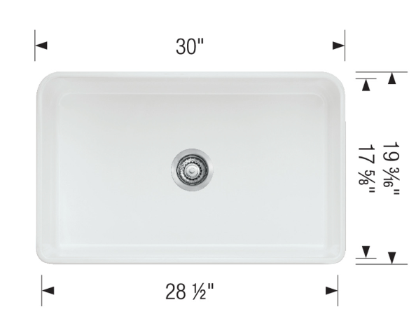 Blanco Cerana Apron Front Fireclay Farmhouse Kitchen Sink