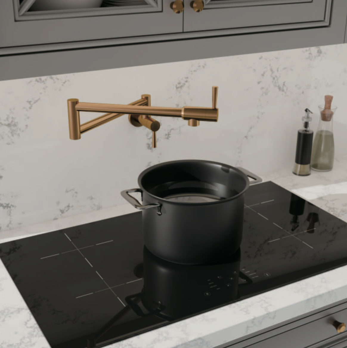 Zomodo Cignus Pot Filler Faucet, Cold Water Only