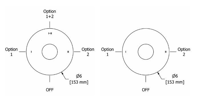 Riobel Edge 1/2 Inch Thermostatic & Pressure Balance Trim With Up To 3 Functions With Lever Handles