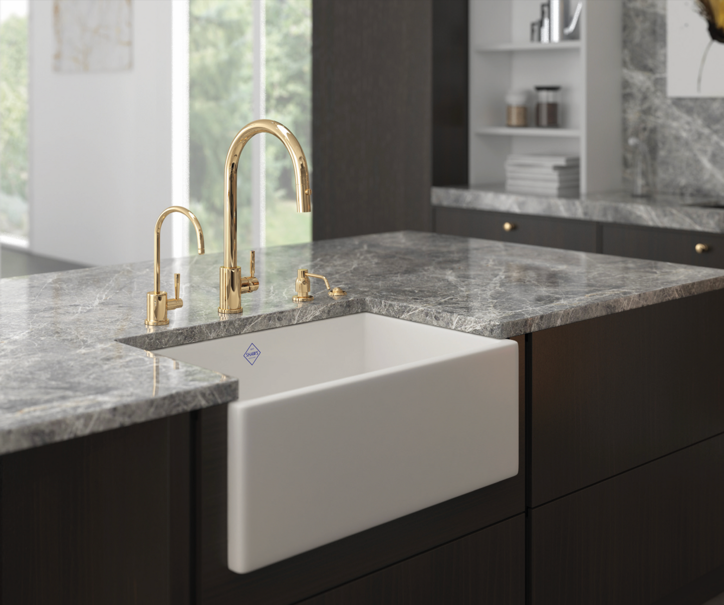 Perrin & Rowe Holborn Pulldown Touchless Faucet With Lever Handle
