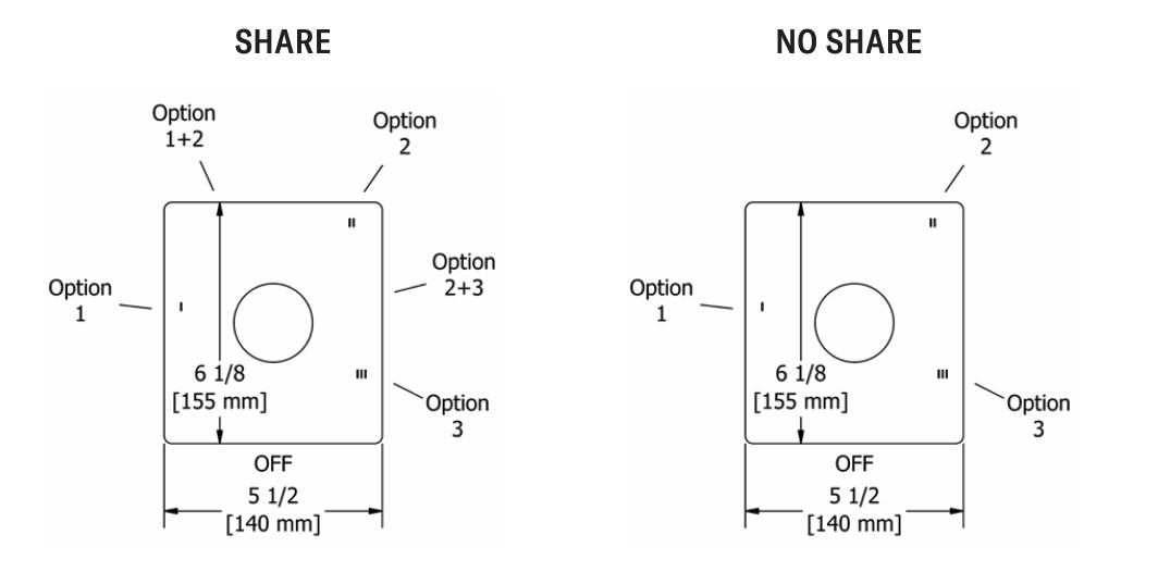 Riobel Zendo 1/2 Inch Thermostatic & Pressure Balance Trim With Up To 5 Functions