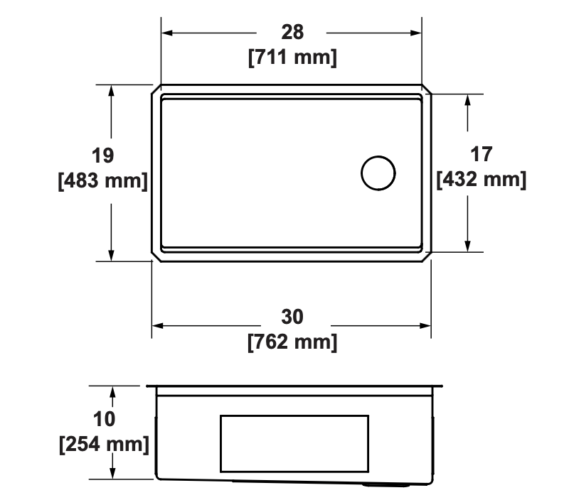 Rohl Culinario 30" Stainless Steel Chef/Workstation Sink With Accessories