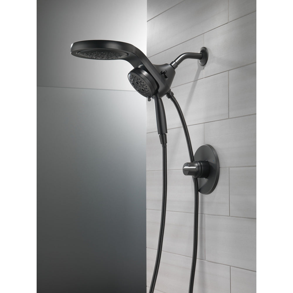 Pomme de douche deux-en-un Delta Universal Showering HydroRain H2Okinetic à 5 réglages - 58680
