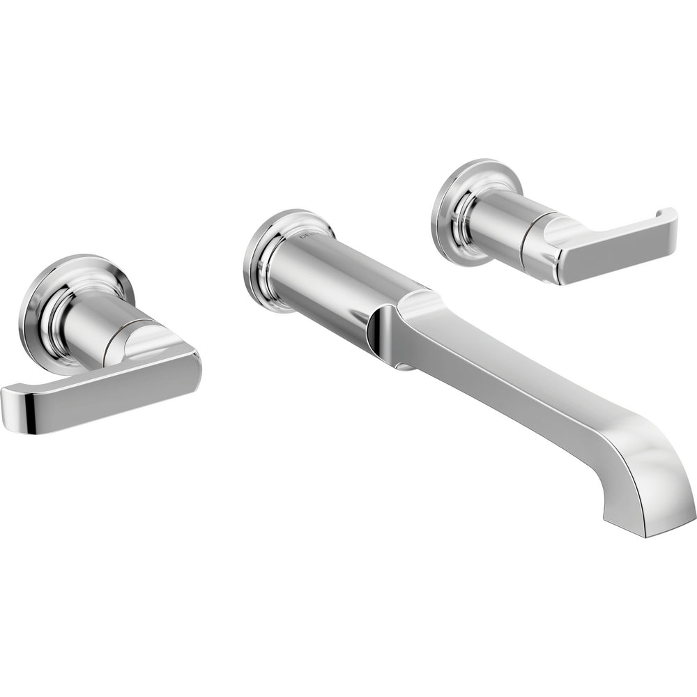 Delta Tetra Wall Mount Tub Filler Trim, Less Handle - T5789