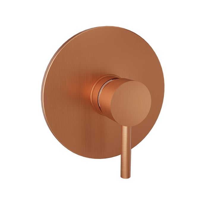 Baril Zip B66 Pressure-Balanced Shower Control Valve Trim - Satin Copper