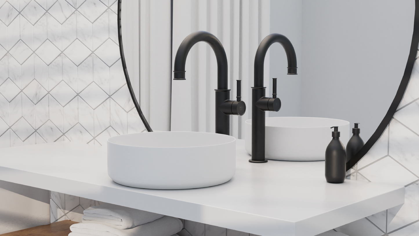 Tenzo Alyss Tall Single Hole Lavatory Faucet - ALY12