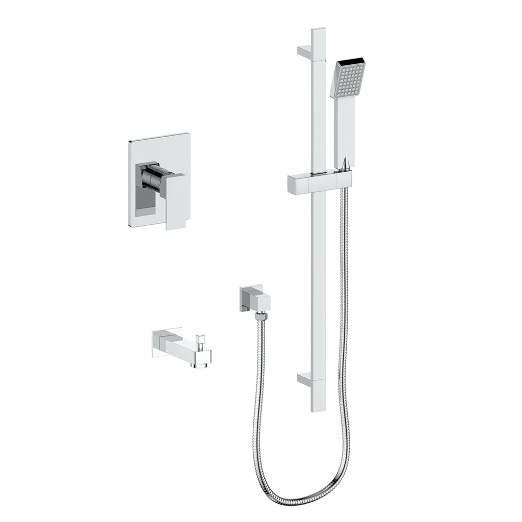 Vogt Kapfenberg 1-Way PB Shower Kit Trim TM.AP.110.500 in Brushed Nickel