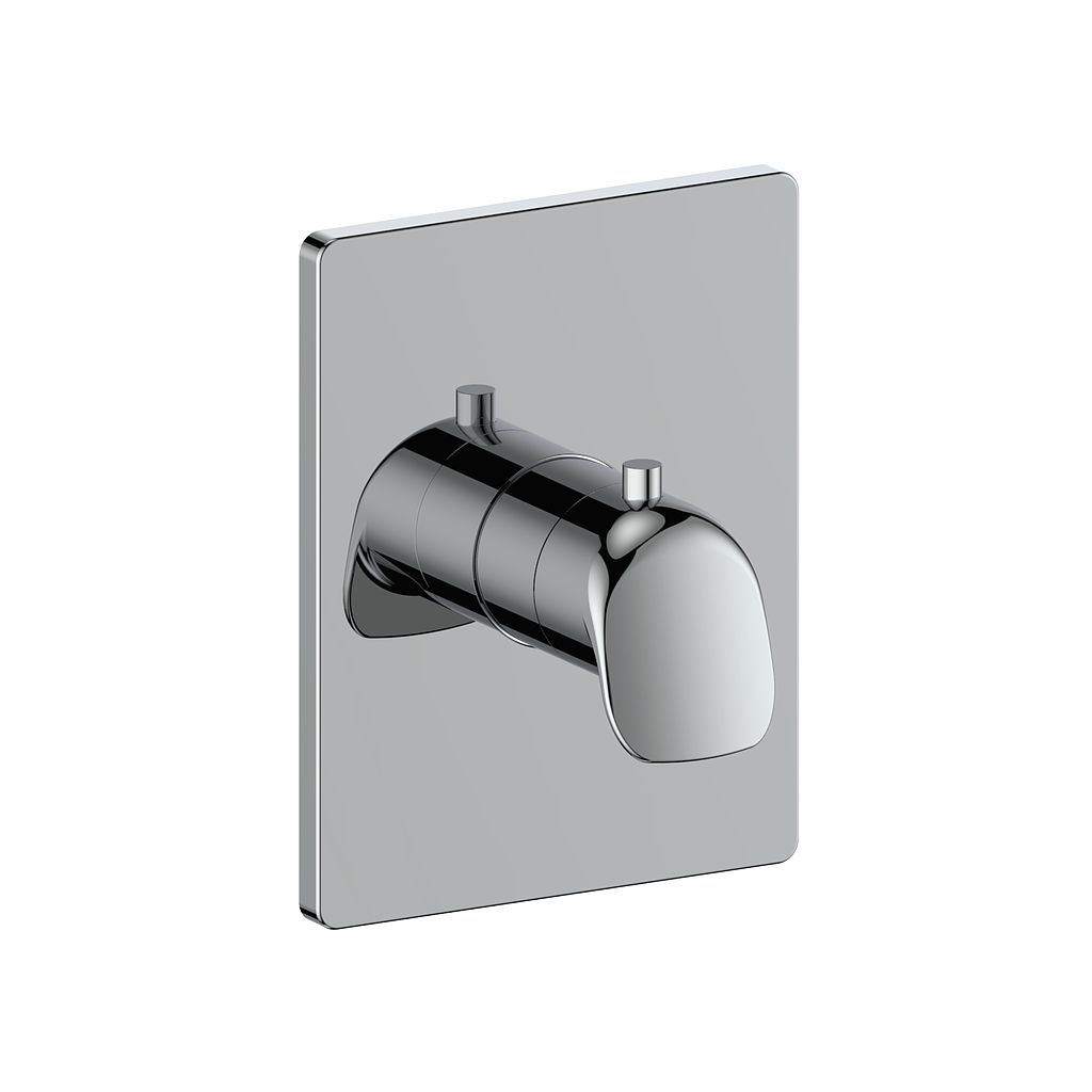 Vogt Antau Trim for 3/4" Thermostatic Valve in Polished Chrome - TM.AU.140.CC