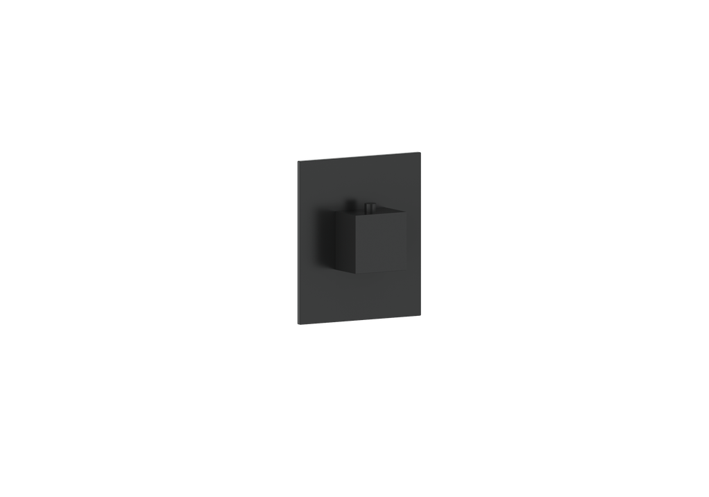 Vogt Kapfenberg Trim for 3/4-inch High-Flow Thermostatic Valve TM.KG.150 in Matte Black