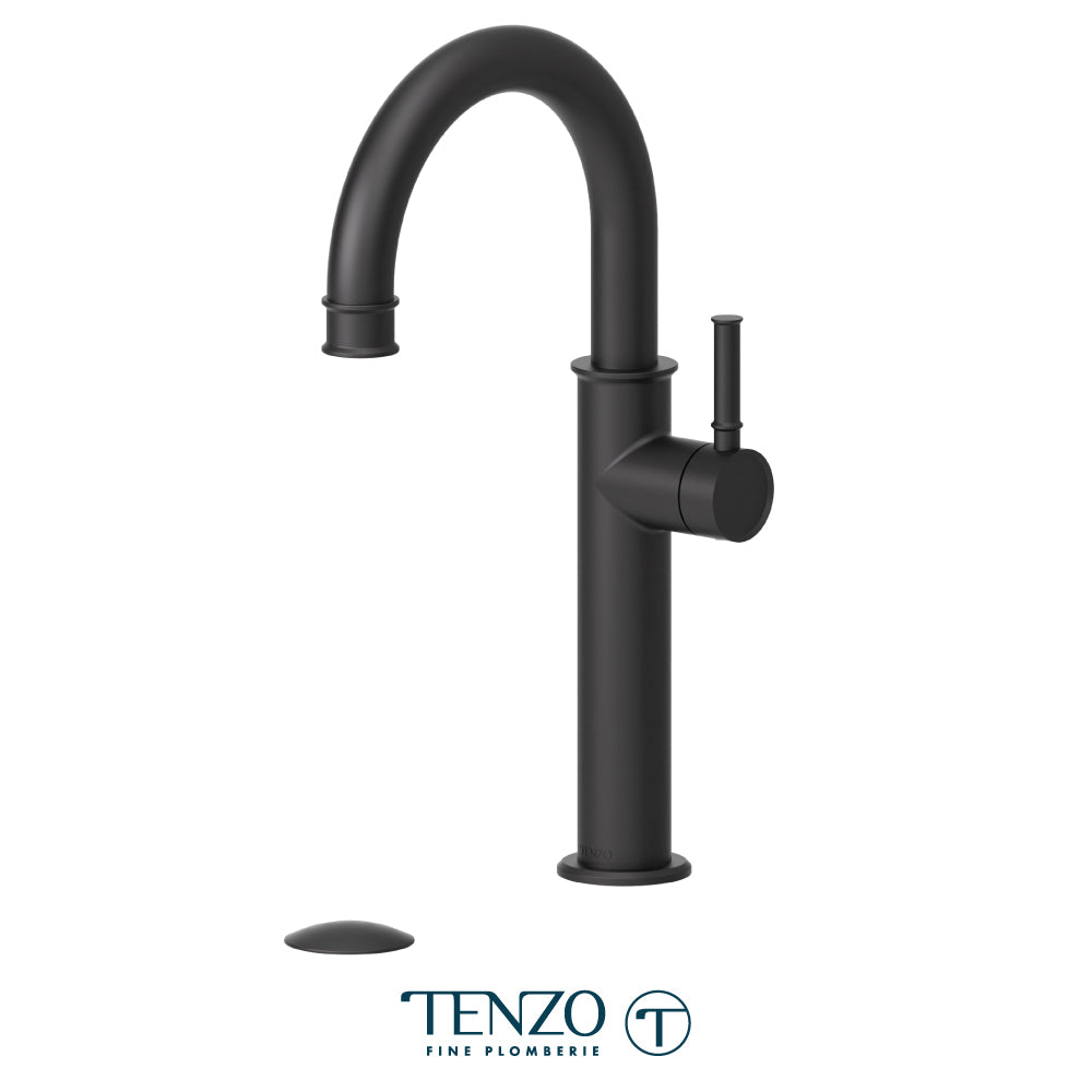 Alyss Single Hole Tall Lavatory Faucet With (W/O Overflow) Drain - ALY12-W-XX