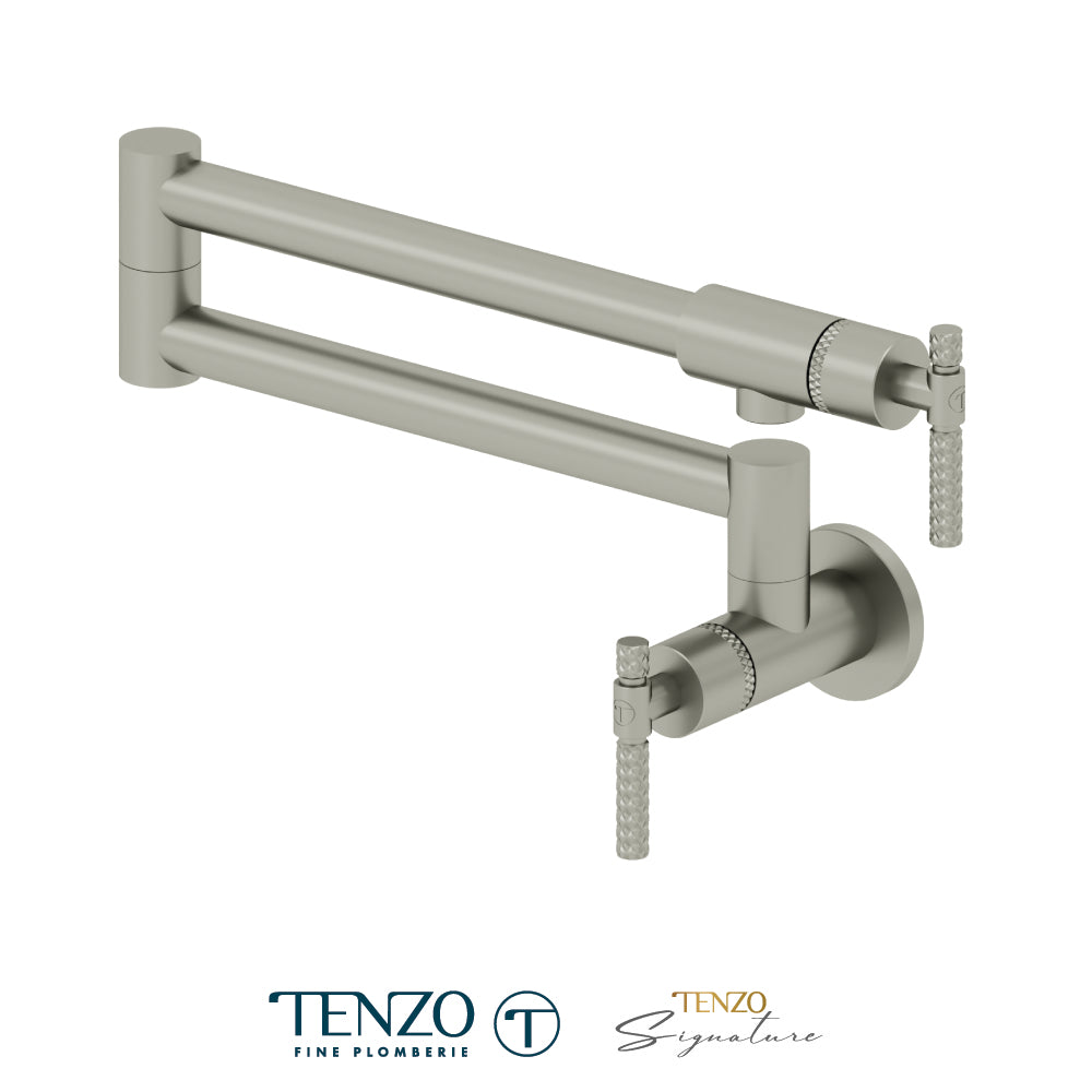 Tenzo Bellacio Pot Filler, Larger Knurled Design BE160-C