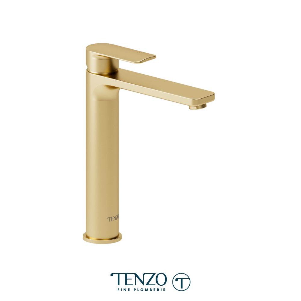 Tenzo Delano Top-Lever Tall Single Hole Lavatory Faucet Without Drain - DE12H