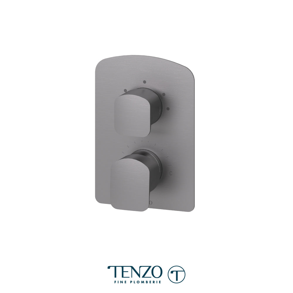 Tenzo Delano T-Box 3-Function Pressure Balance Shower Valve, Rough & Trim - DEPB33