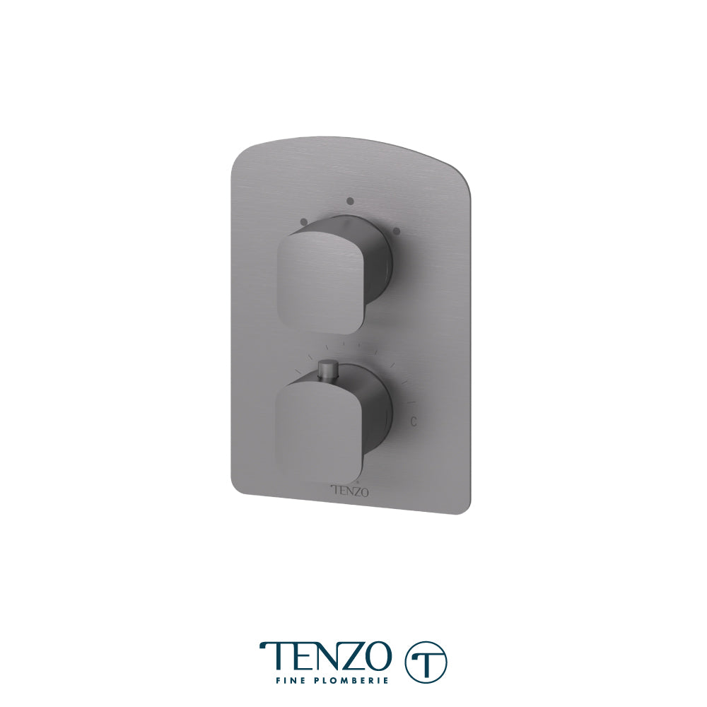 Tenzo Delano T-Box 2-Function Thermostatic Shower Valve Trim - F-DET32