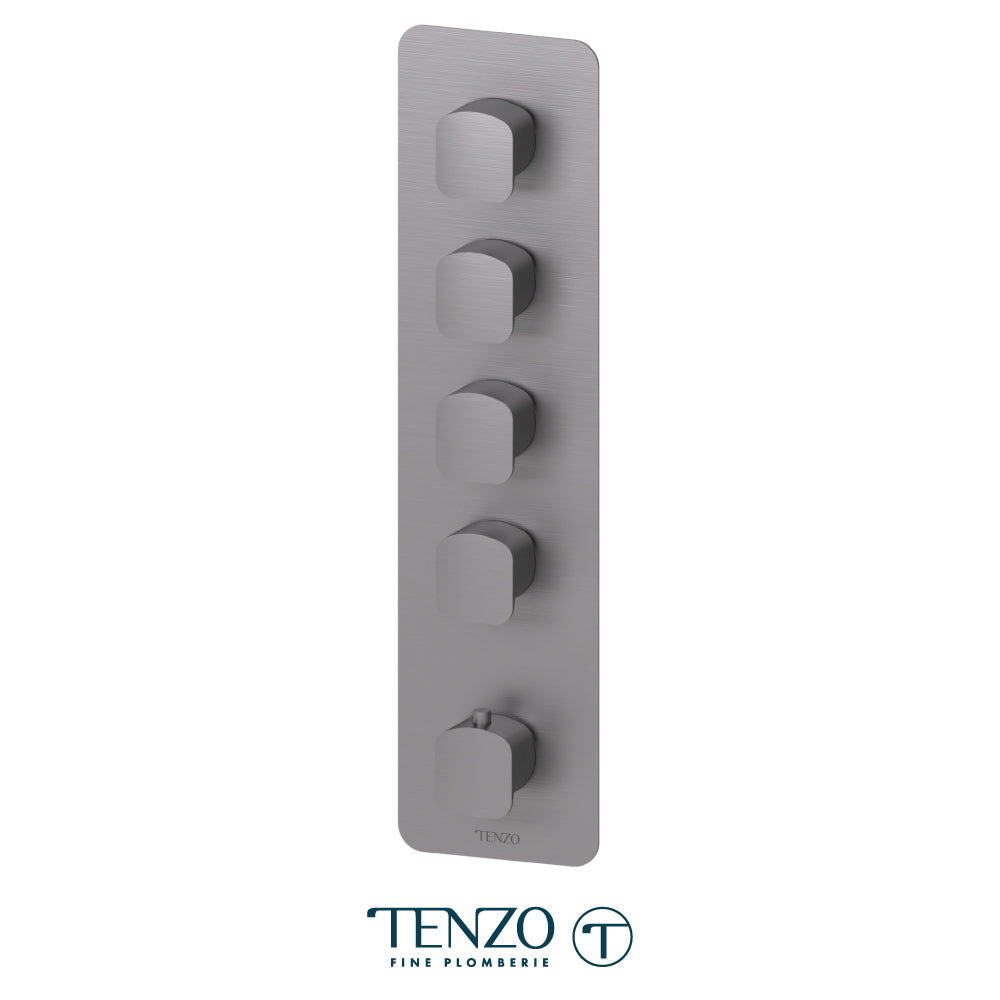 Tenzo Delano Extenza 4-Function Thermostatic Shower Valve Trim - F-DET44