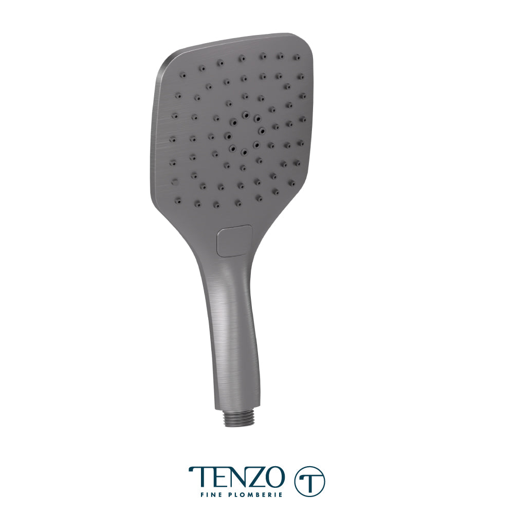 Tenzo Fine Plomberie Hand Shower, 3 functions, Square Face - HS-218
