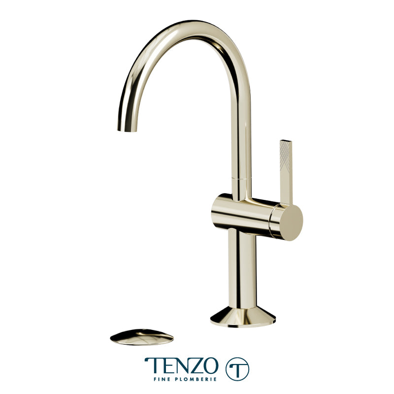 Tenzo Paloma Single Hole Lavatory Faucet Without Overflow Drain - PAL10-W