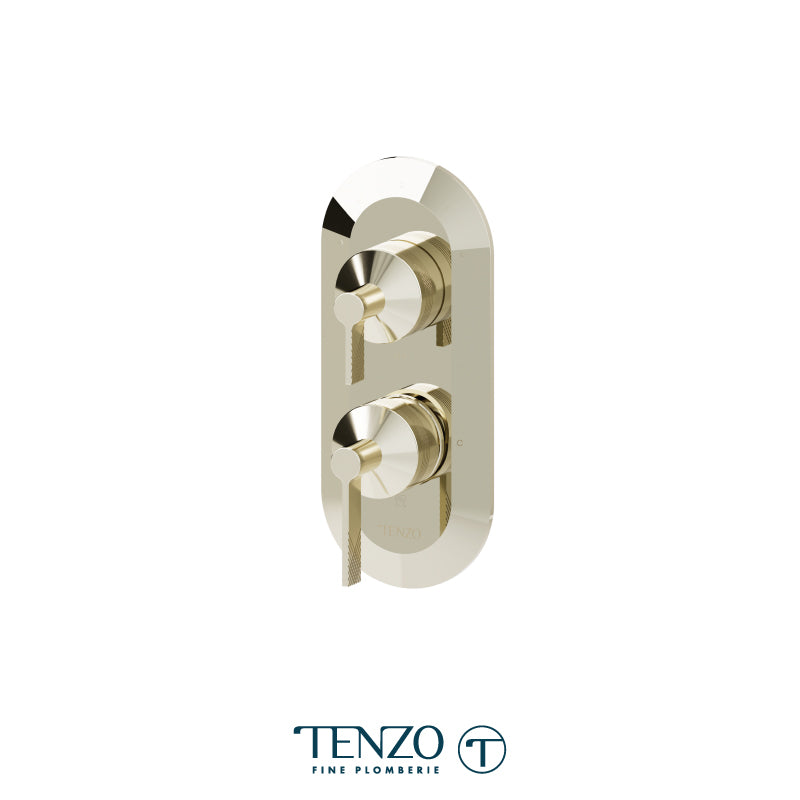 Tenzo Paloma T-Box 3-Function Pressure Balance Shower Valve, Rough & Trim - PALPB33