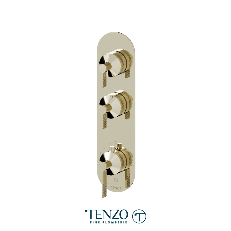 Tenzo Paloma Extenza 2-Function Thermostatic Shower Valve, Rough & Trim - PALT42