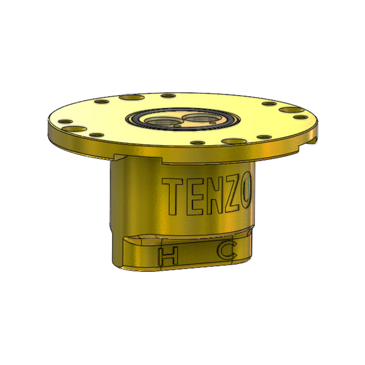 Tenzo R-52 freestanding tub filler floor rough-in