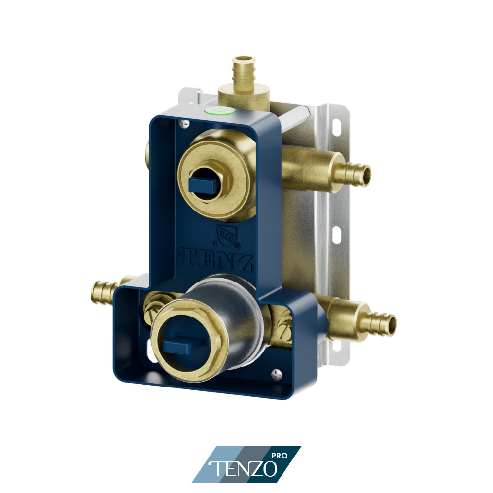 Tenzo Pro 2 & 3-Function Pressure Balance Shower Rough-In Valve - R-PB23