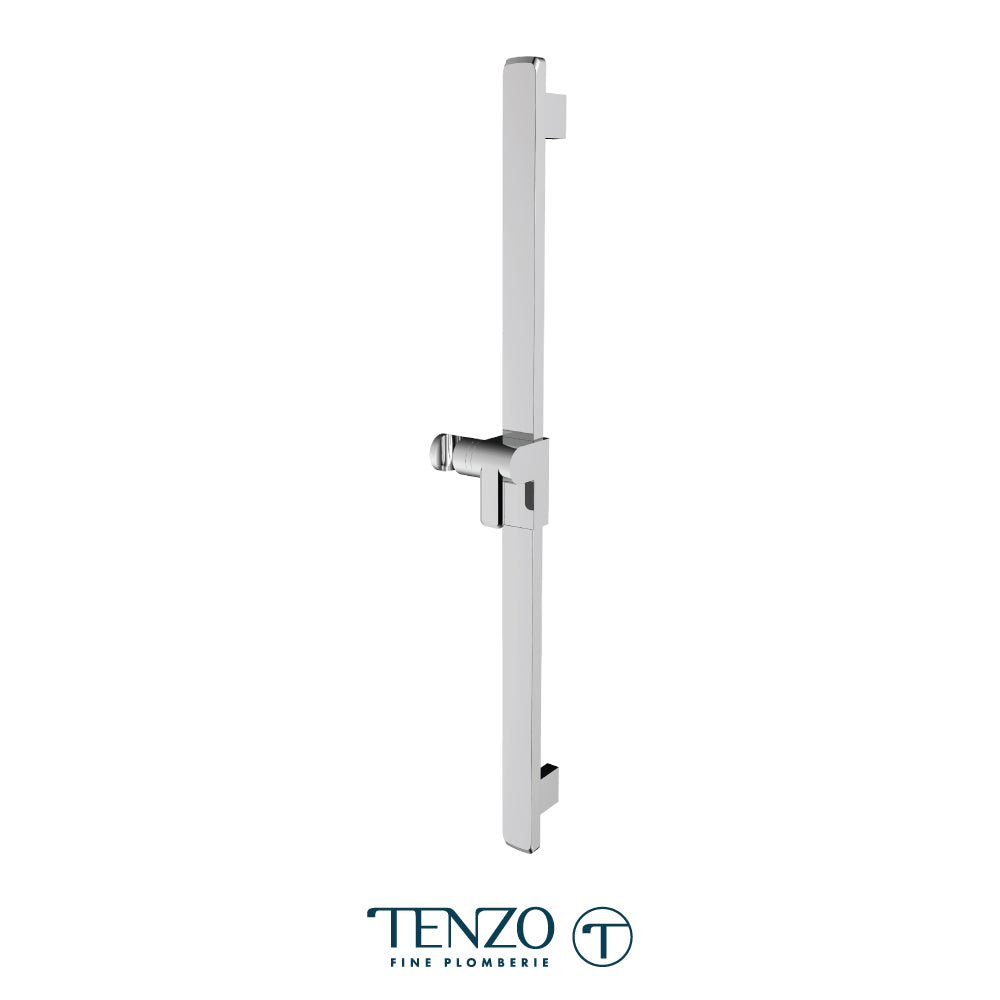 Tenzo Fine Plomberie Square Sliding Bar, Flat Brackets - RD-32