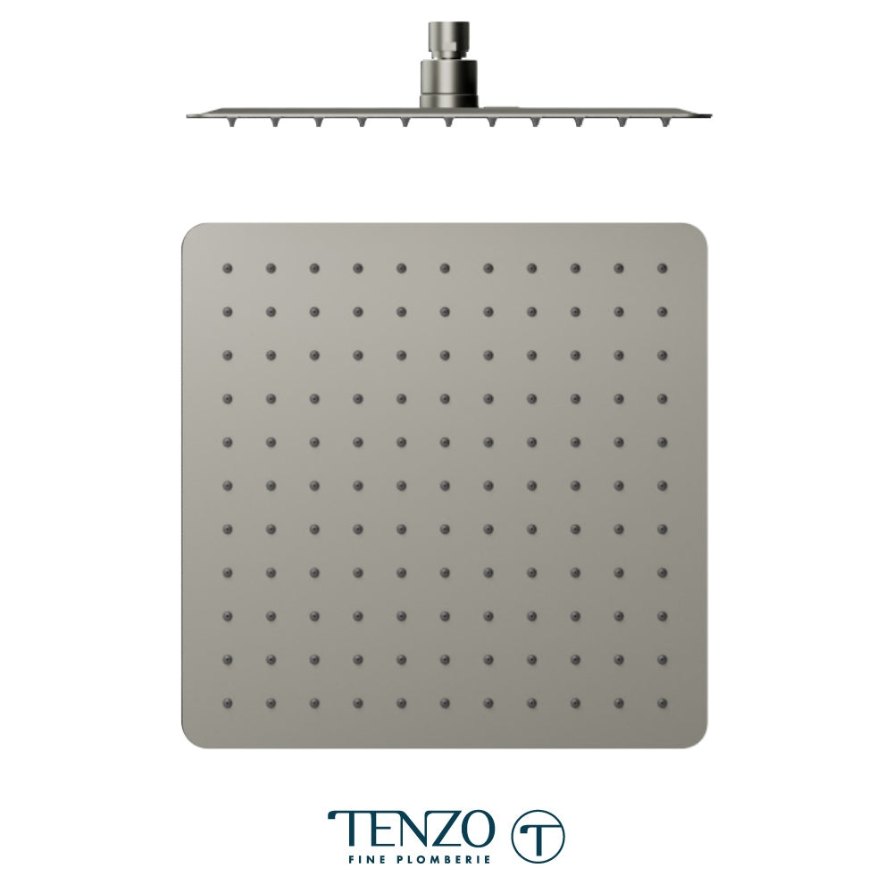 Tenzo AirBoost Square Rain Shower Head, 30 x 30 cm Stainless Steel - SSTS-12-Q