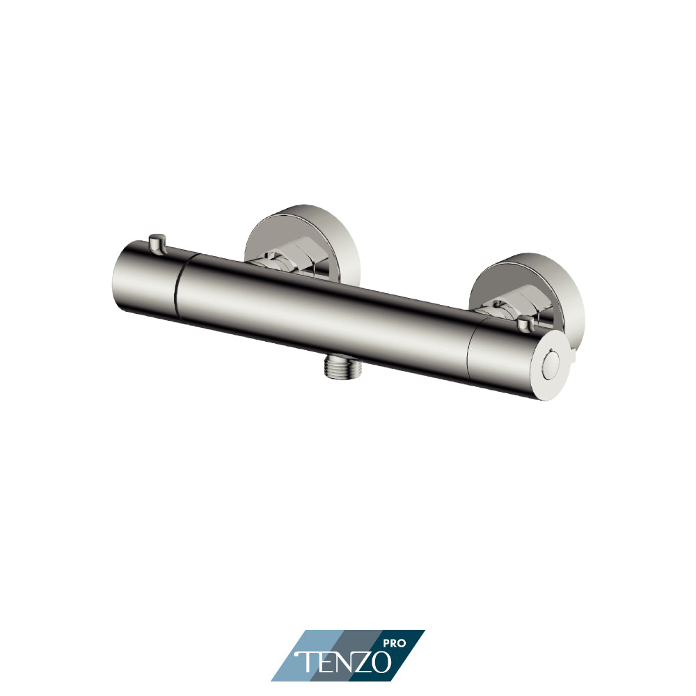 Tenzo Pro Exposed Thermostatic Shower Bar With Volume Control - TEX-109