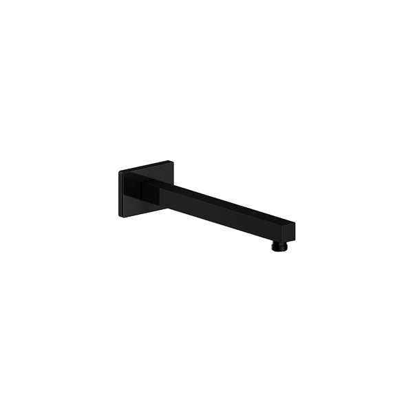 Vogt 12 inch Square Wall-Mount Shower Arm WA.01.12 in Matte Black