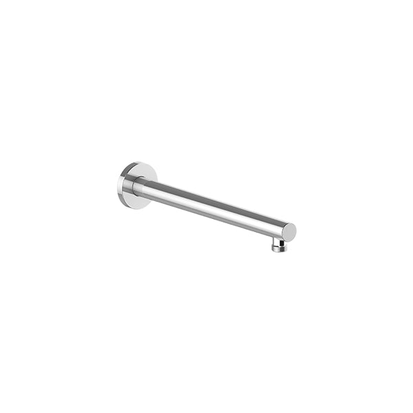 Vogt 12 inch Round Wall-Mount Shower Arm WA.02.12 in Chrome Glossy White