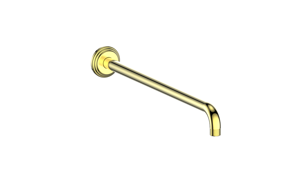 Vogt Carinthia 16" Wall-Mount Shower Arm in Brushed Gold – WA.10.16.BG