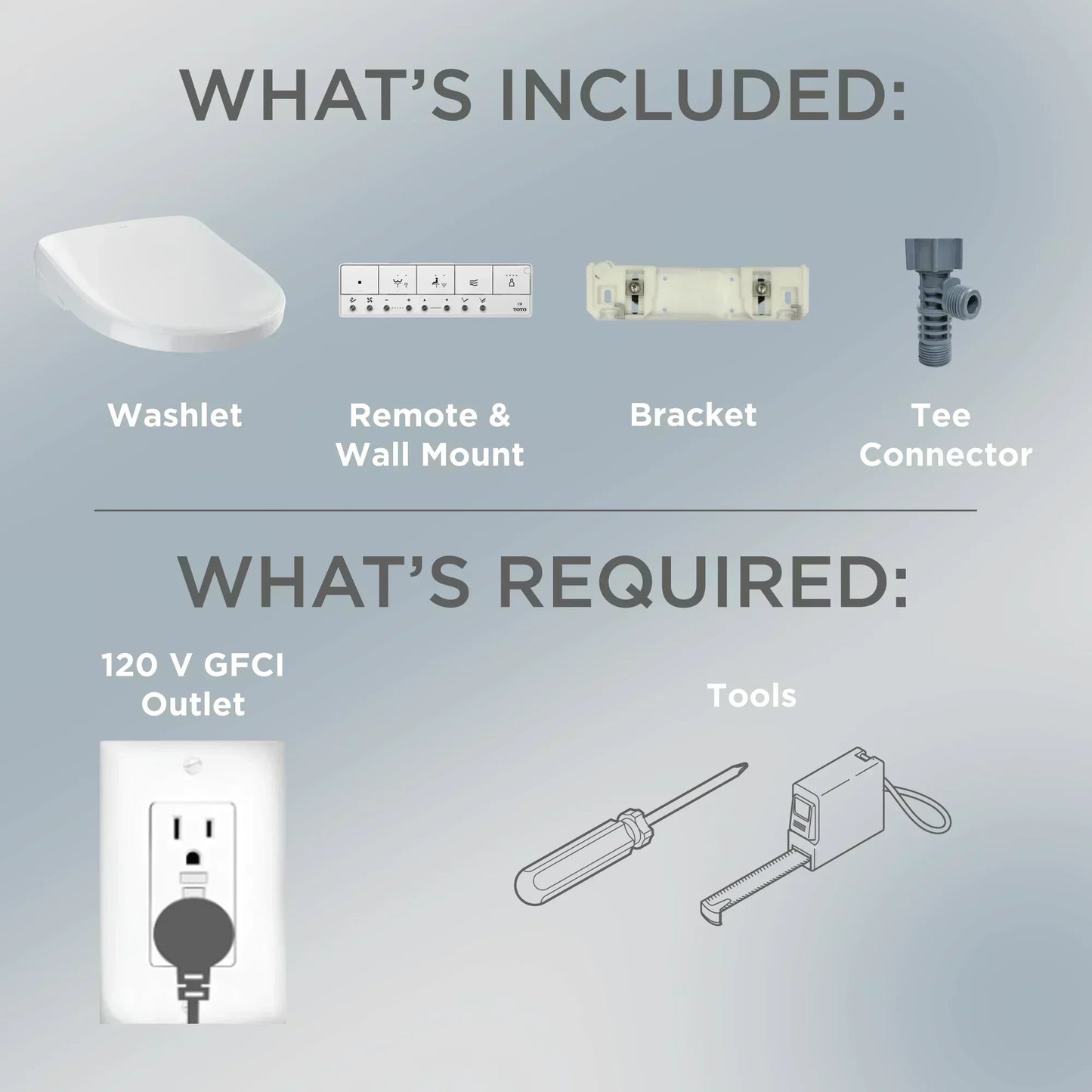 TOTO Washlet S7A Round Contemporary Automatic Open/Close