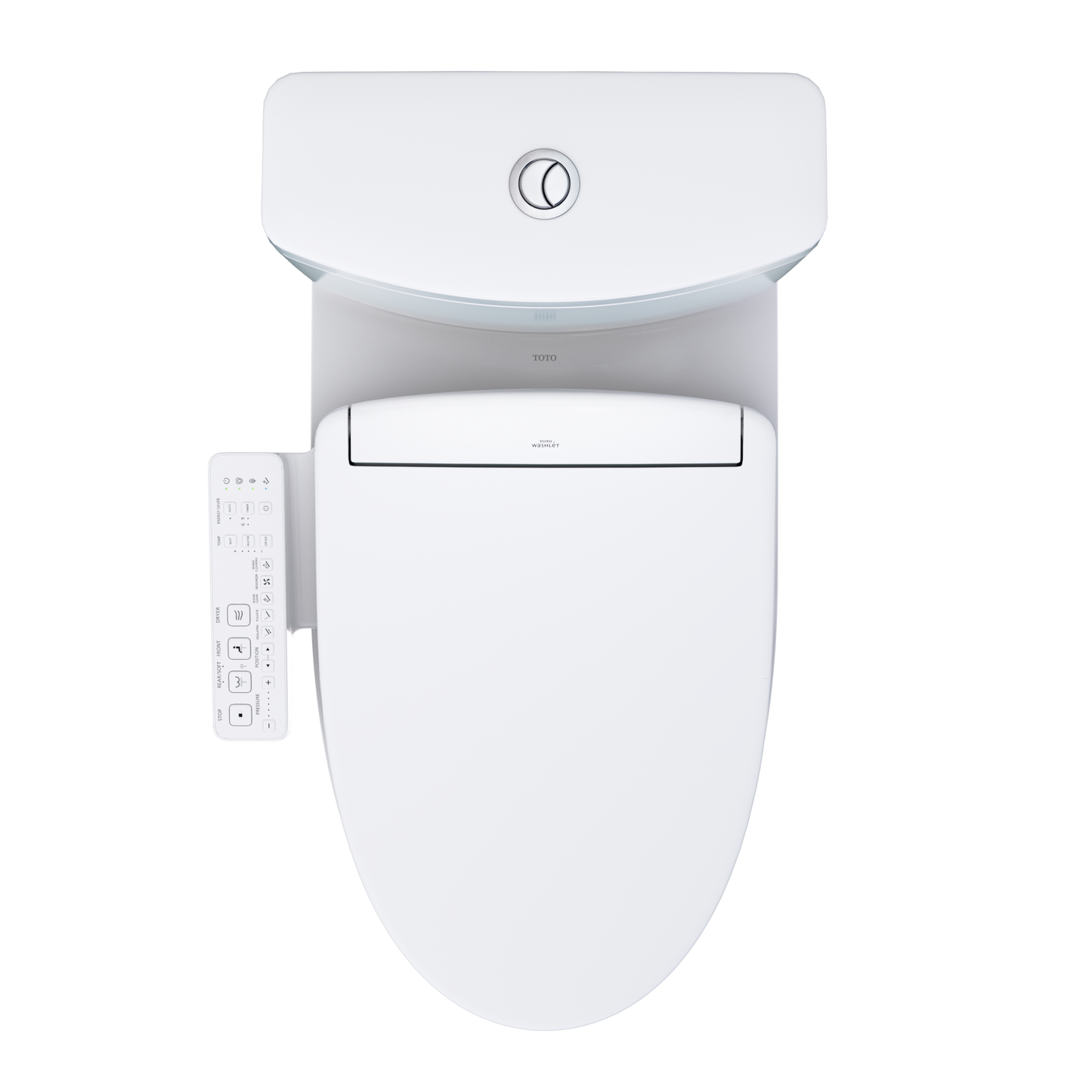 TOTO Aquia IV Washlet+ S2 Two-Piece Toilet - 1.28/0.9 GPF - Regular Height