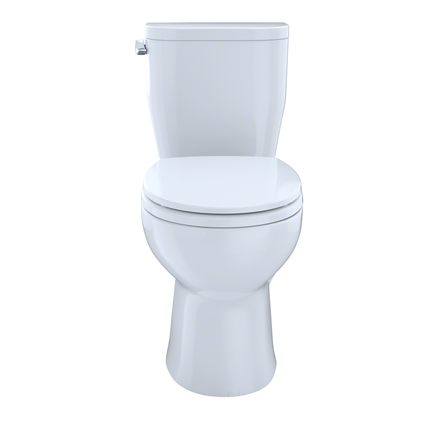 TOTO Entrada Two-piece Toilet - 1.28 GPF - Round - Universal Height Less Seat