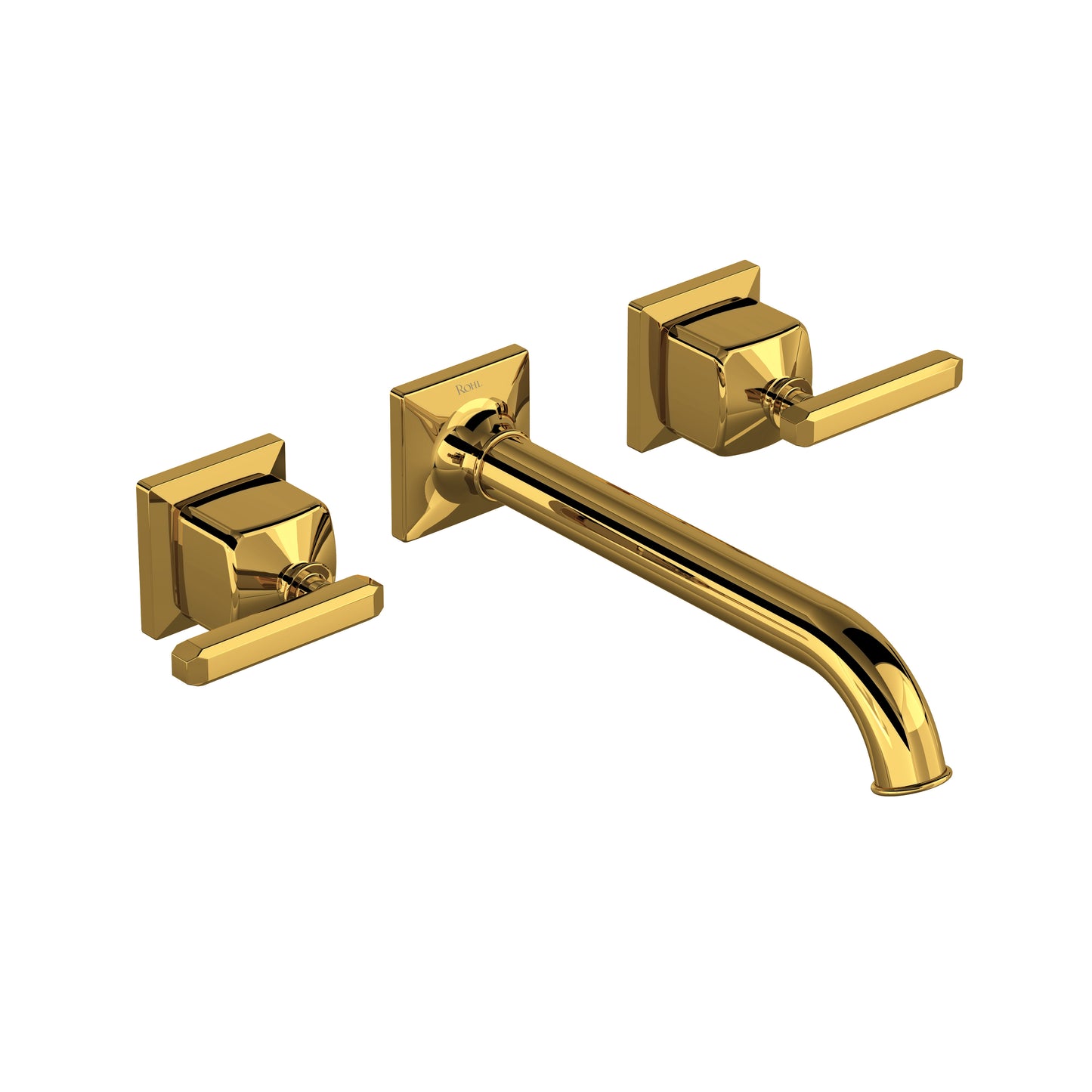 Rohl Apothecary Wall Mount Lavatory Faucet Trim, Lever Handle - TAP08W3LM
