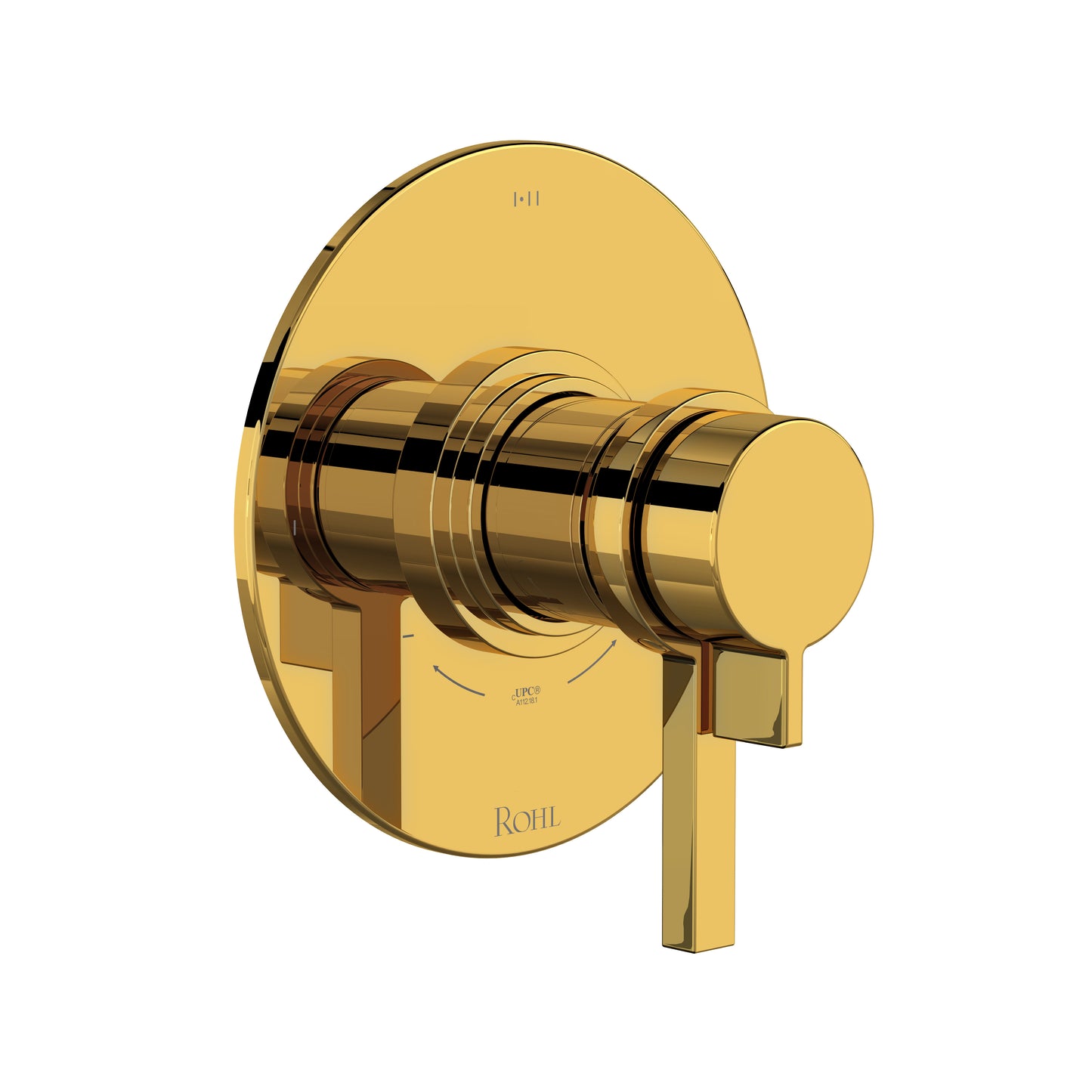 Rohl Lombardia 1/2" Thermostatic & Pressure Balance Trim With 3 Functions (Shared) - TLB23W1LM