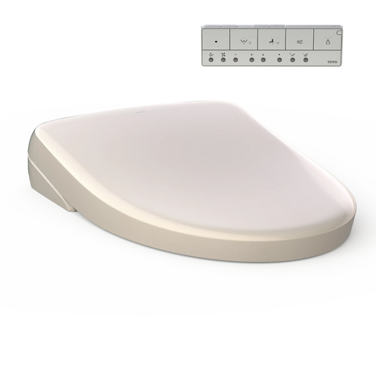 TOTO Washlet S7 - Contemporary - Elongated with Ewater+ Sedona Beige