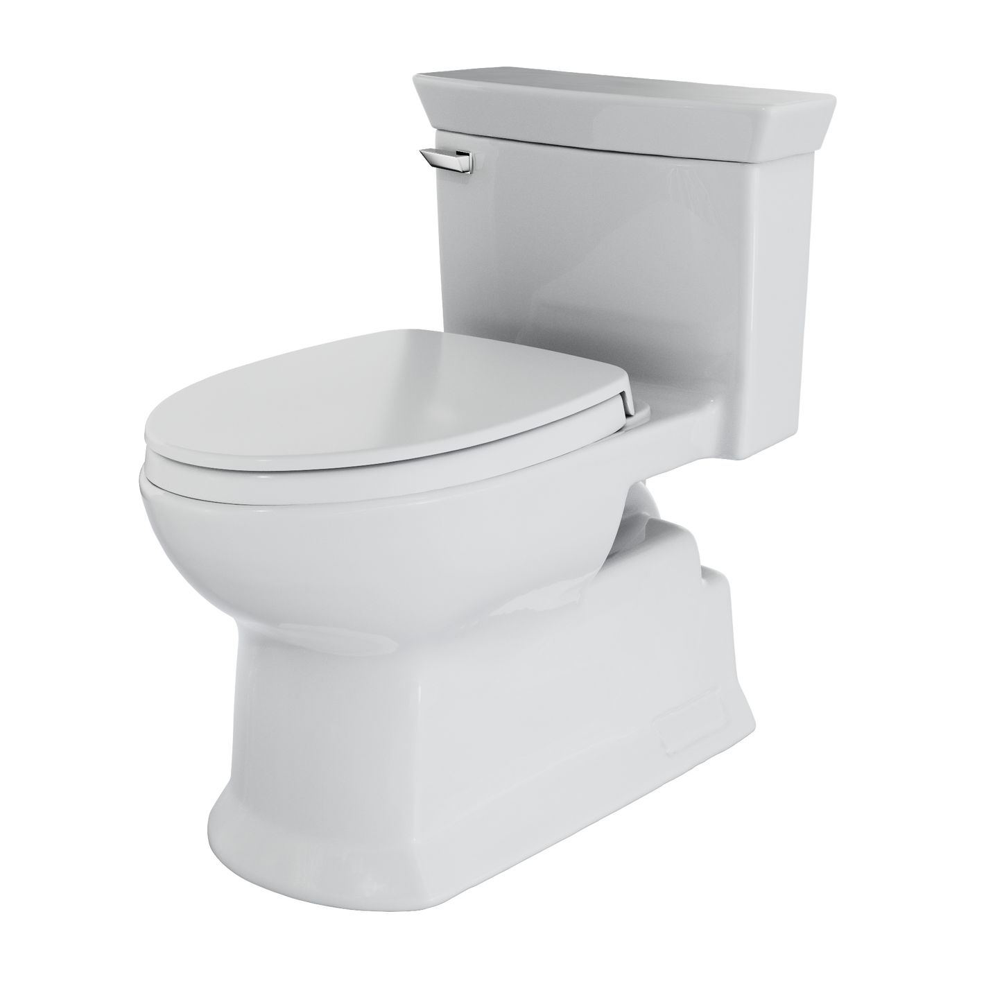 TOTO Soirée Elongated 1.28 GPF One-Piece Toilet, Universal Height, Washlet+ Connection