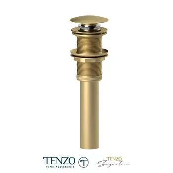 Tenzo Round Lavatory Drain Without Overflow DR-WOF-01-XX
