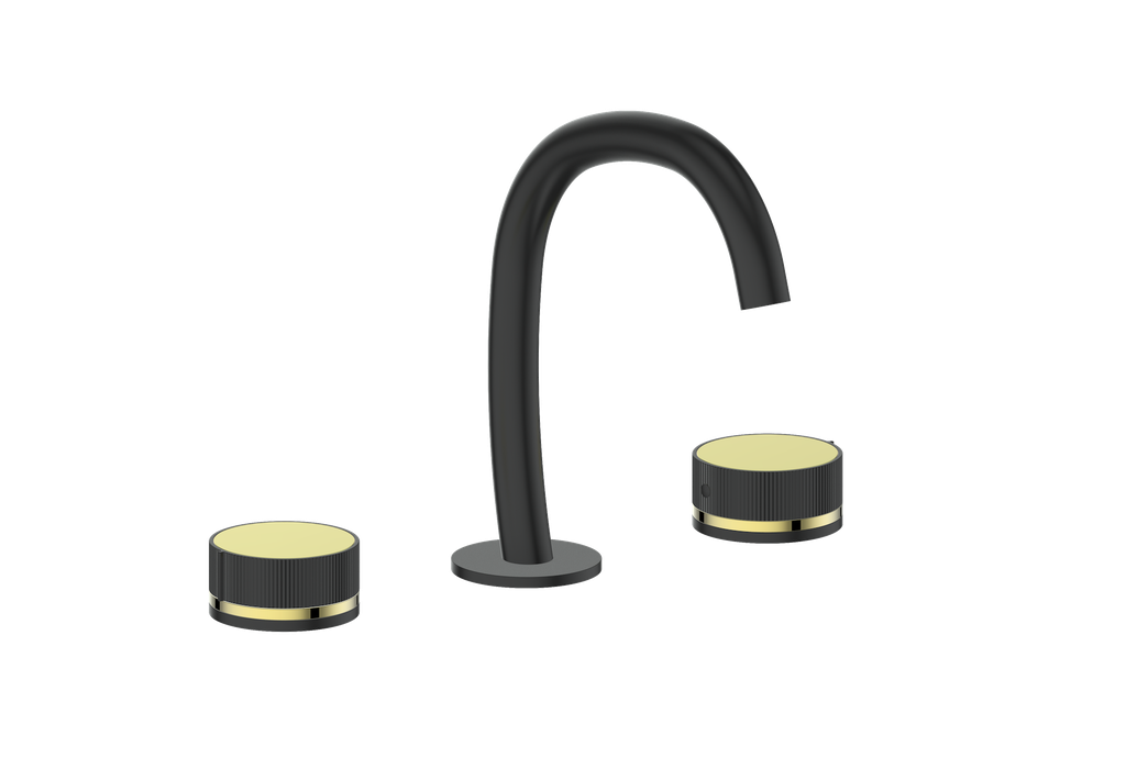 Vogt Mond 8" C.C. Lavatory Faucet With Pop-Up Drain - Moon Handle - BF.M1.1331