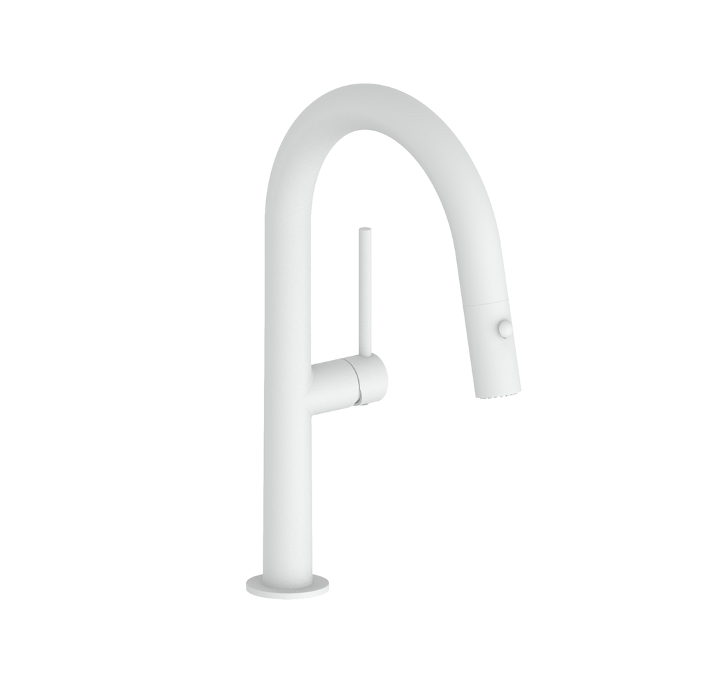 Vogt Dornbirn Pull Down 13" Bar/Prep Kitchen Faucet With C-Spout