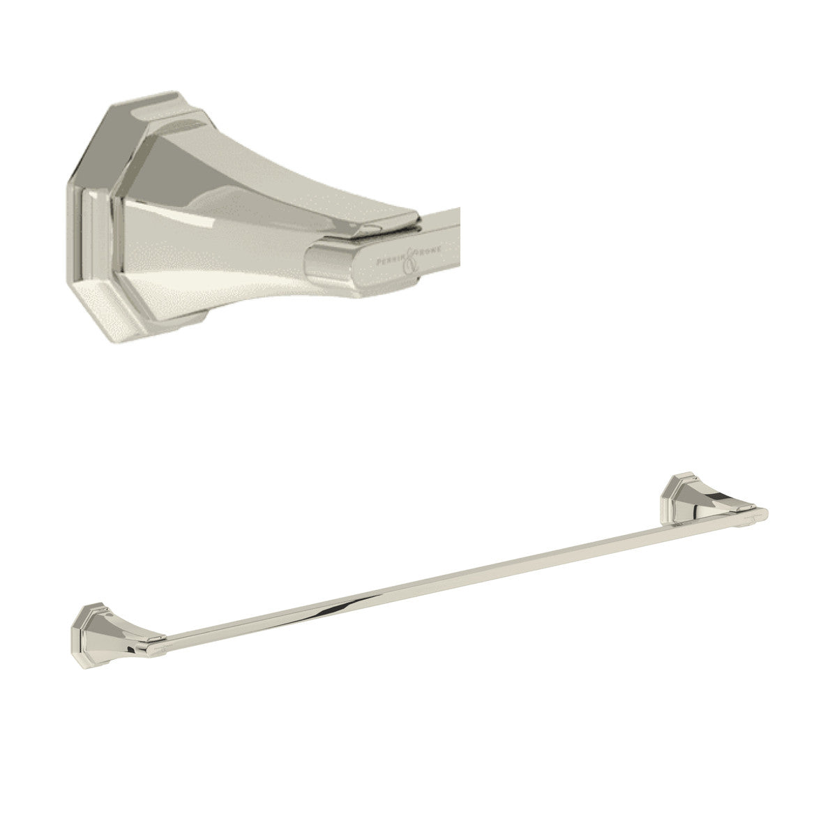 Perrin & Rowe Deco 30" Towel Bar