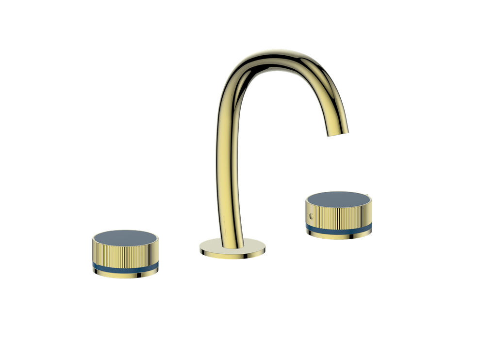 Vogt Mond 8" C.C. Lavatory Faucet With Pop-Up Drain - Moon Handle - BF.M1.1331