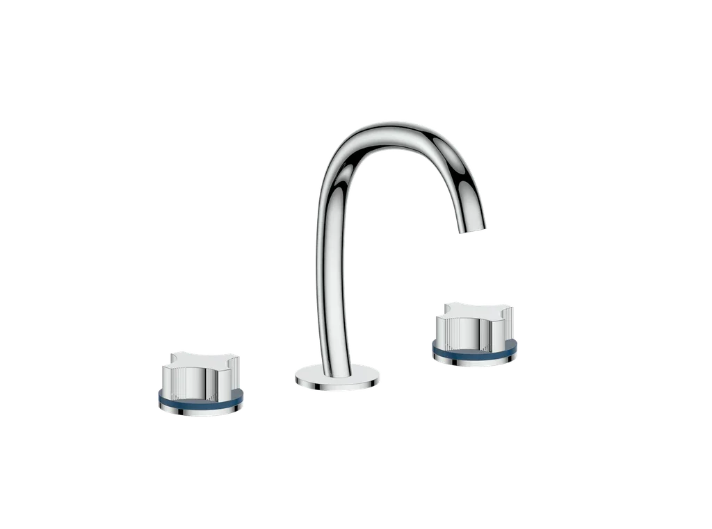 Vogt Mond 8" C.C. Lavatory Faucet With Pop-Up Drain - Crescent Handle - BF.M2.1331
