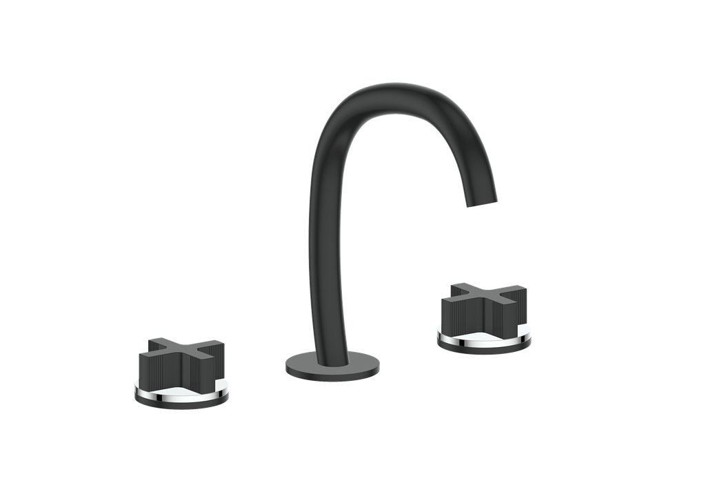 Vogt Mond 8" C.C. Lavatory Faucet With Pop-Up Drain - Cross Handle - BF.M3.1331