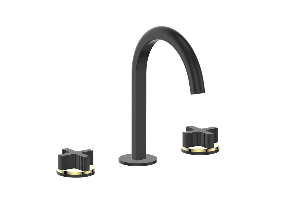 Vogt Mond 8" C.C. Lavatory Faucet With Pop-Up Drain - Cross Handle