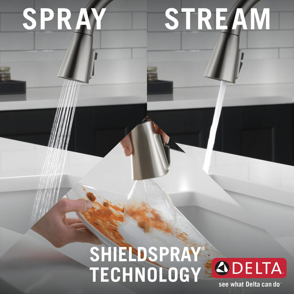 Delta Lenta Single-Handle Pull-Down Kitchen Faucet